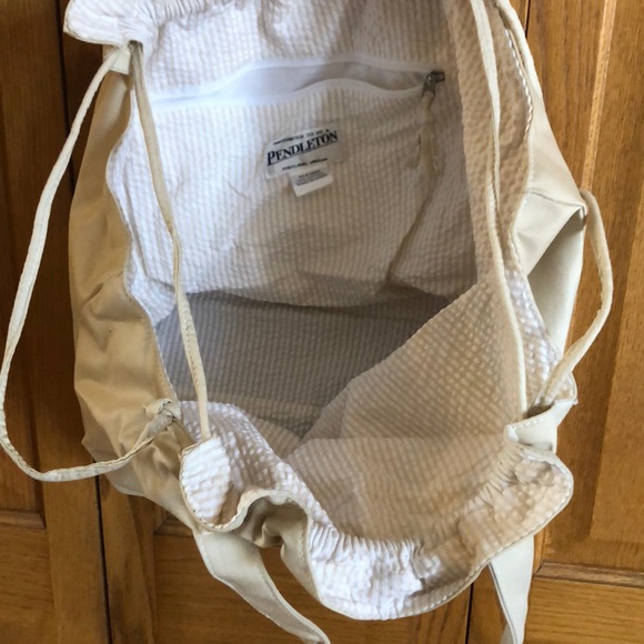 Pendleton drawstring handbag beige - Picture 4 of 4
